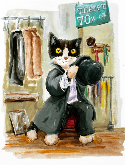 Art Print: Dapper Cat